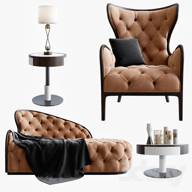 FURNITURE – AMRCHAIR – 3D MODELS – 3DS MAX – FREE DOWNLOAD – 5940