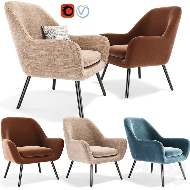 FURNITURE – AMRCHAIR – 3D MODELS – 3DS MAX – FREE DOWNLOAD – 6114