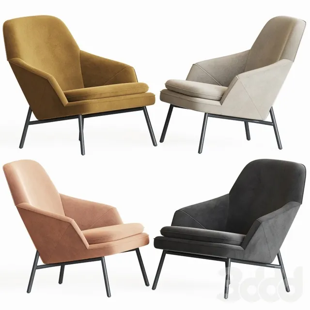 FURNITURE – AMRCHAIR – 3D MODELS – 3DS MAX – FREE DOWNLOAD – 6374