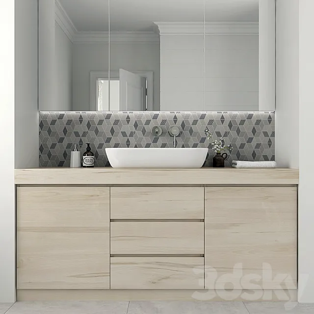 Furniture and decor for bathrooms 5 3DSMax File