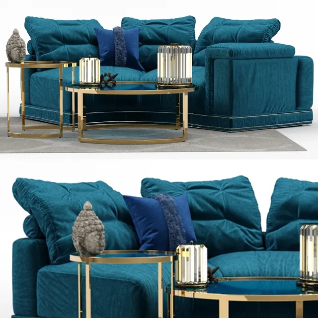 furniture – Andrew sofa by Fendi (Section B) 3ds Max