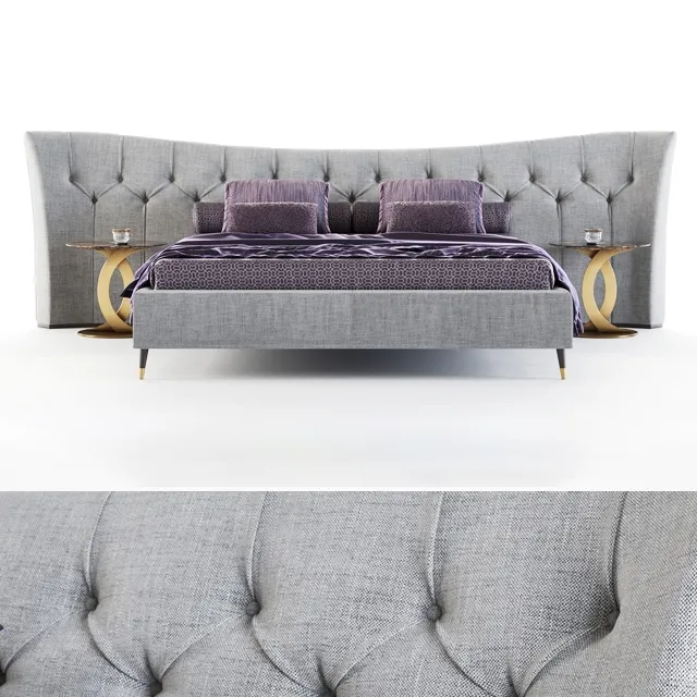 furniture – Angelo Cappellini butterfly bed 3ds Max