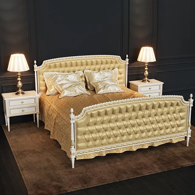 furniture – Angelo Cappellini Salerieri bedroom 0701 3ds Max