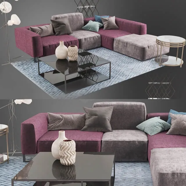 furniture – Arketipo Inkas sofa 3ds Max