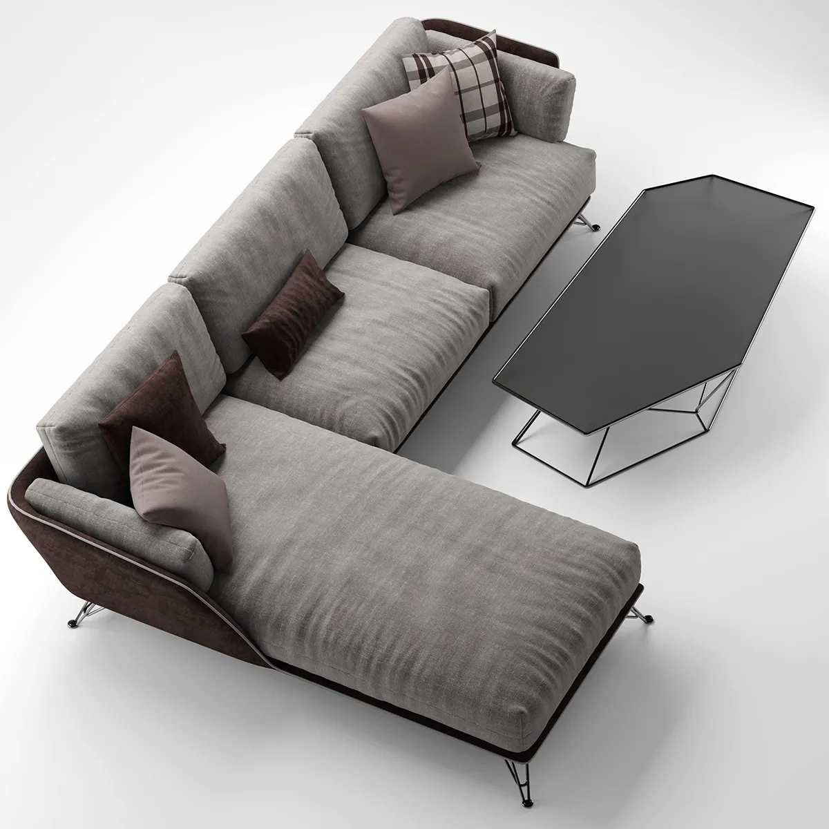 furniture – Arketipo morrison sofa 2 3ds Max