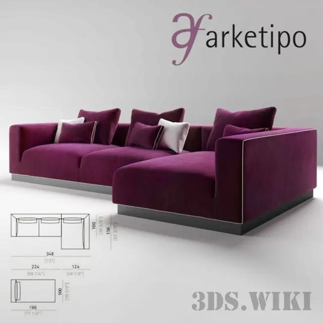 furniture – Arketipo Norman 3ds Max