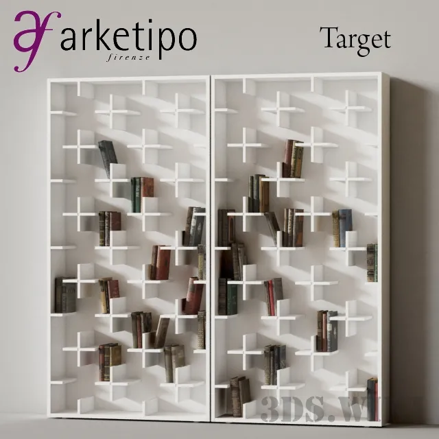 furniture – Arketipo Target bookcase 3ds Max