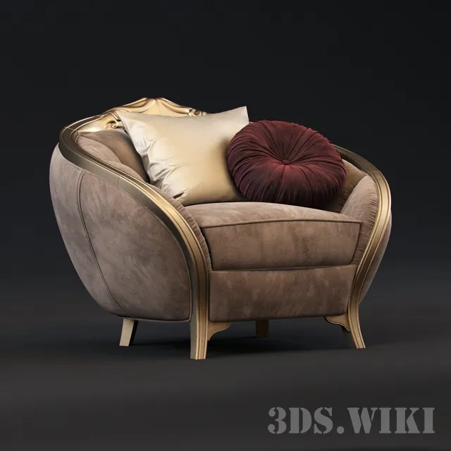 furniture – Armchair 3ds Max