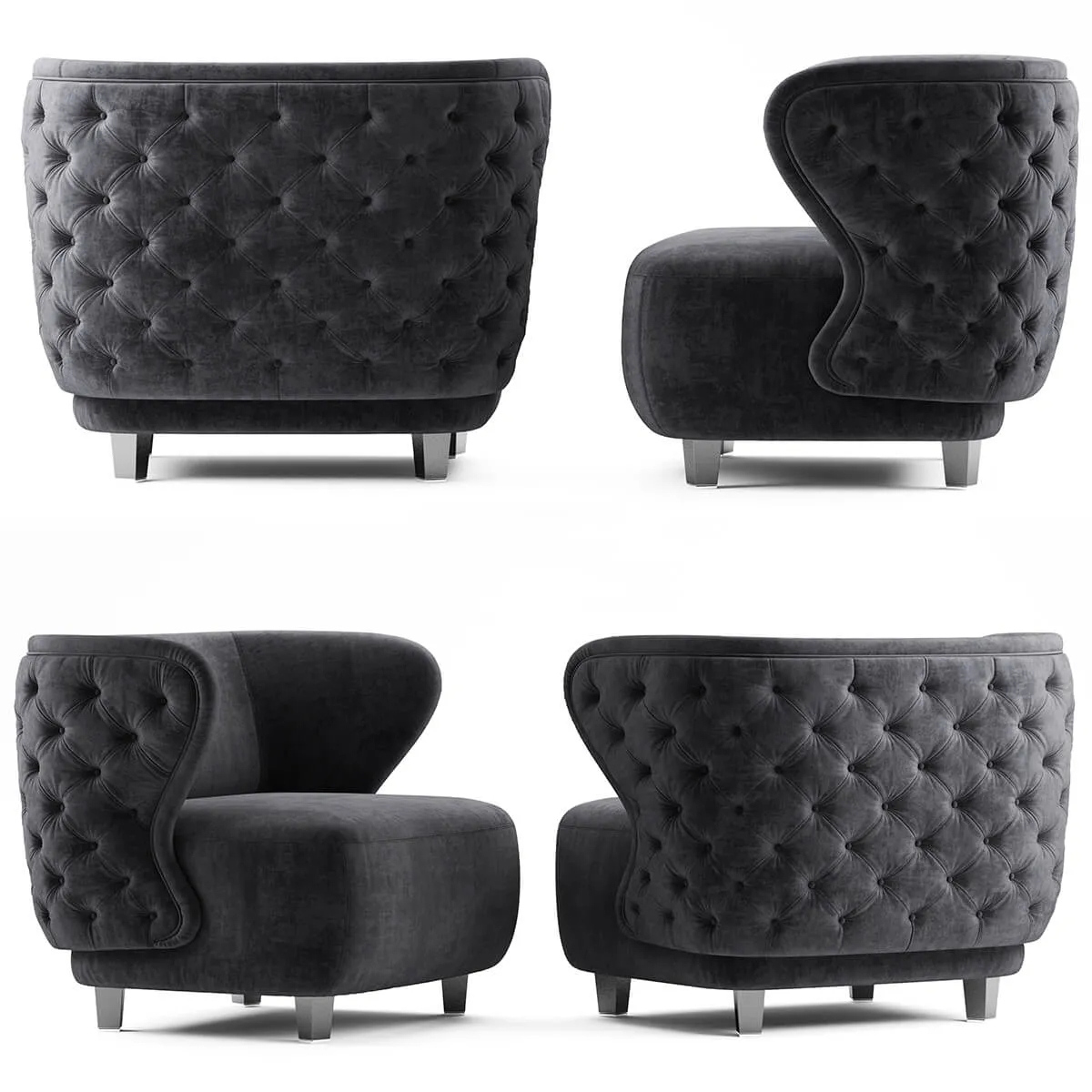 furniture – Armchair Annabelle 3ds Max