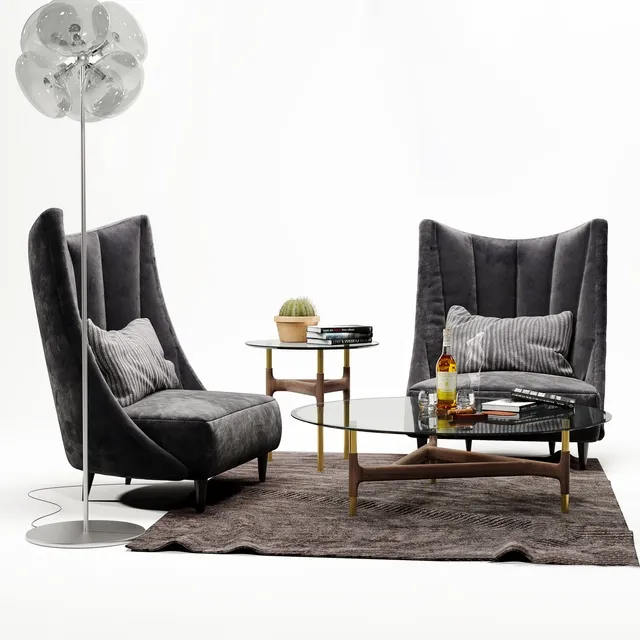 furniture – Armchair Anthea Giorgio collection 3ds Max