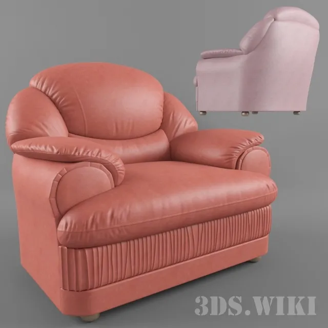 furniture – Armchair Baron 3ds Max