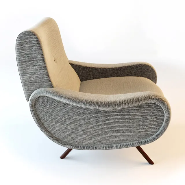 furniture – Armchair by Marco Zanuso 3ds Max