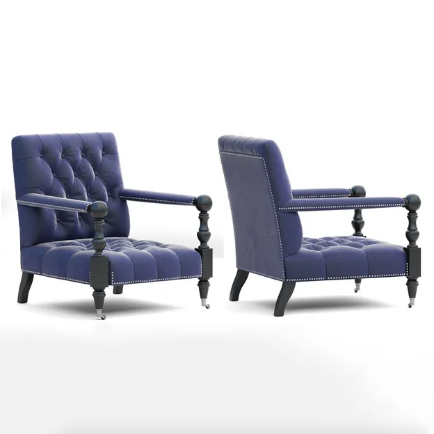 furniture – Armchair Castel Eichholtz 3ds Max