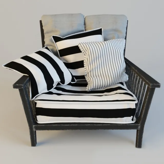 furniture – Armchair David Mobilidea 65 3ds Max