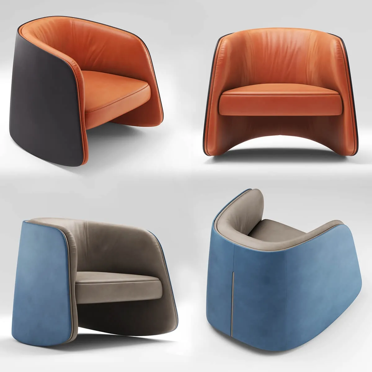 furniture – Armchair De sede DS-900 3ds Max