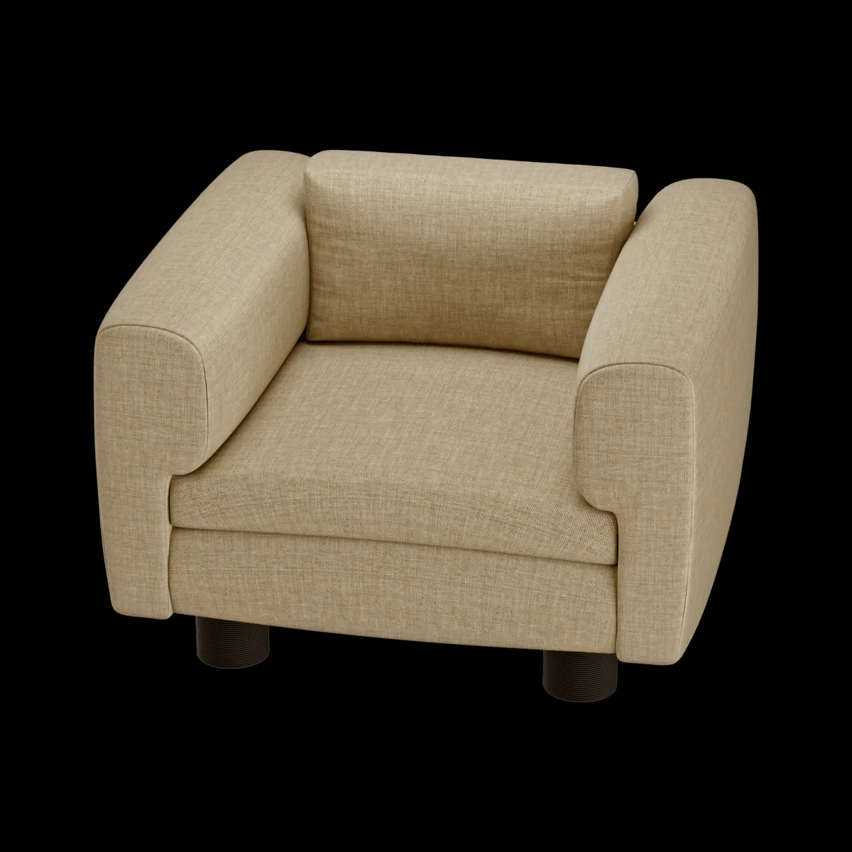 furniture – Armchair Durant Club 3ds Max