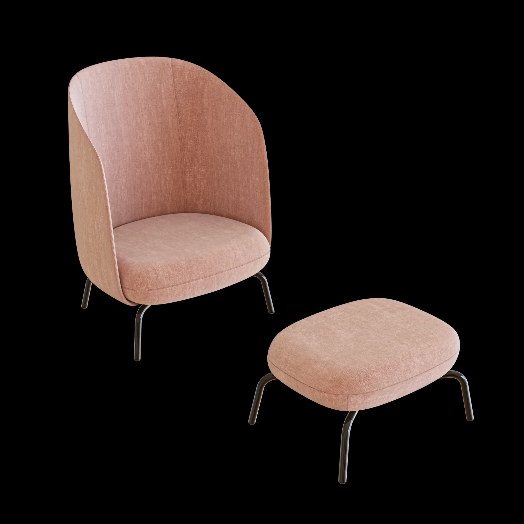 furniture – Armchair Easy Nest 3ds Max