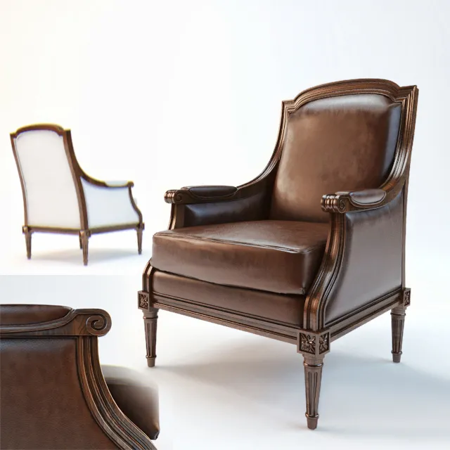 furniture – Armchair Eichholtz Castelle 03 3ds Max