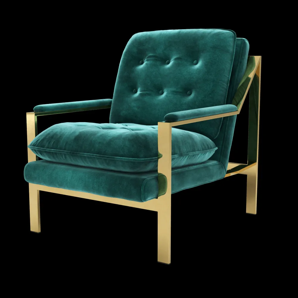 furniture – Armchair  Emerald 3ds Max
