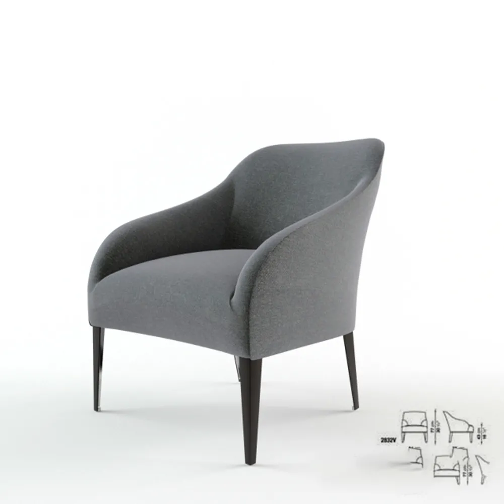 furniture – Armchair Febo Maxalto Design by Antonio Citterio 3ds Max