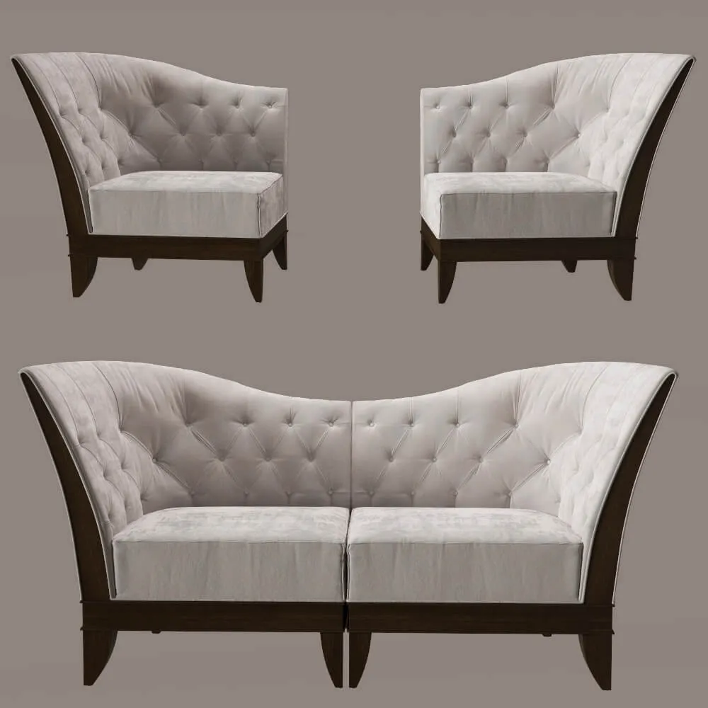 furniture – Armchair Fratelli Barri 3ds Max