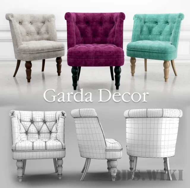 furniture – Armchair Garda Decor 3ds Max