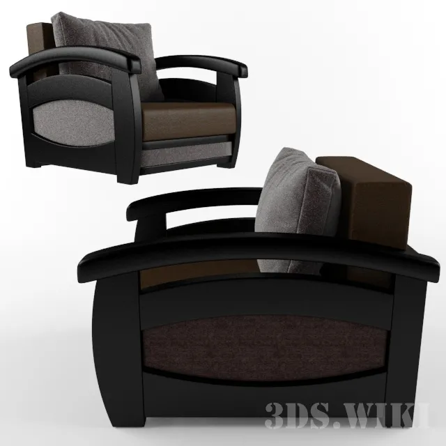 furniture – Armchair is Prague 3ds Max