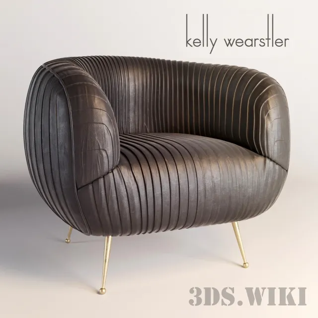 furniture – Armchair KELLY WEARSTLER 3ds Max