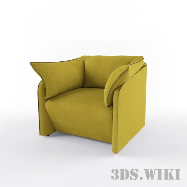 furniture – Armchair La Mise 3ds Max