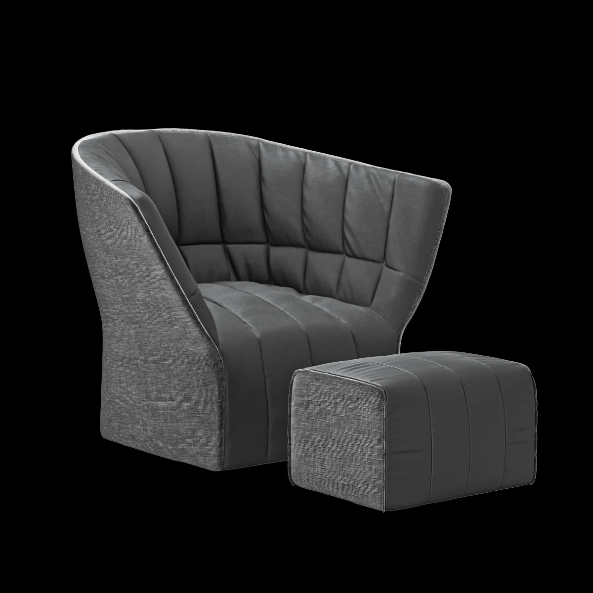 furniture – Armchair Ligne Roset Moel 3 3ds Max