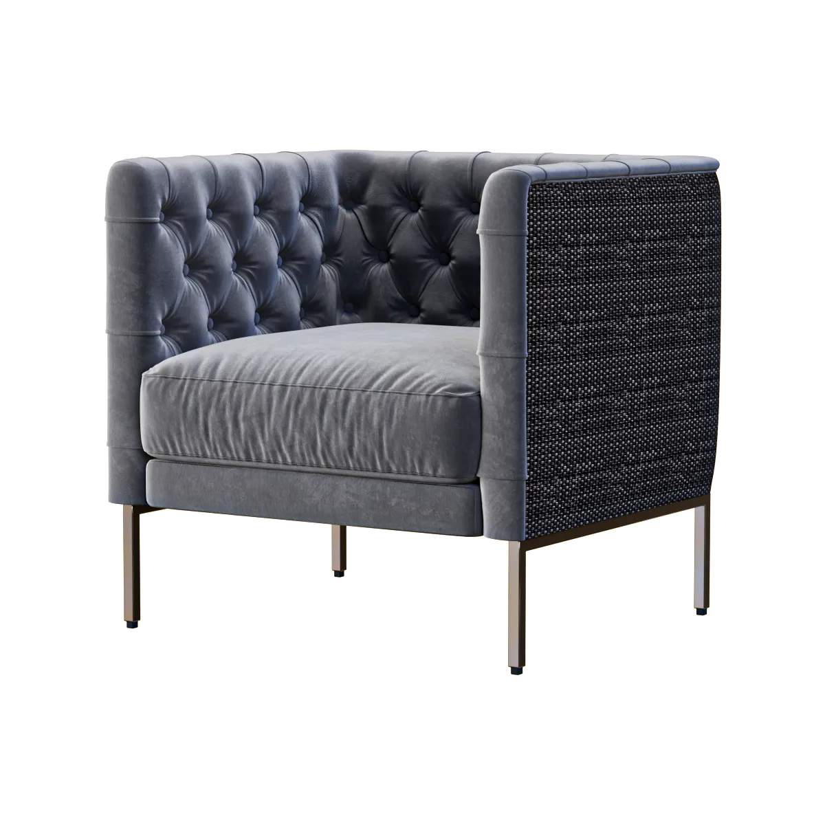 furniture – Armchair Lipp Rattan 3ds Max