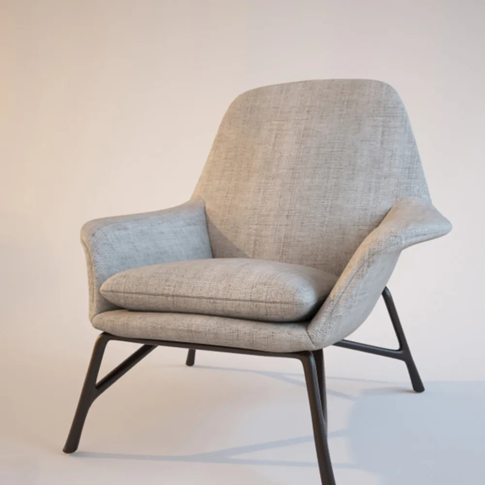 furniture – Armchair PRINCE By Minotti 3ds Max