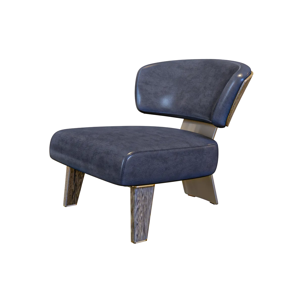 furniture – Armchair Reeves Wood 3ds Max