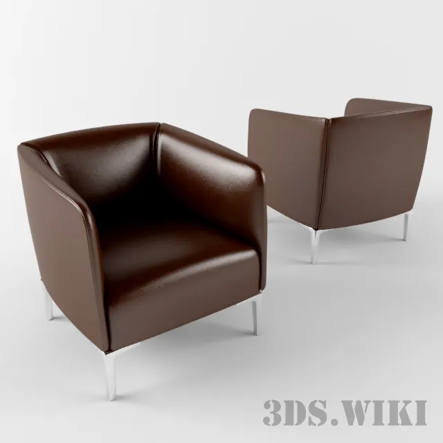 furniture – Armchair Rolf Benz 392 3ds Max