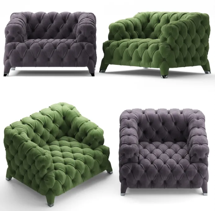 furniture – Armchair rugiano cloud 3ds Max