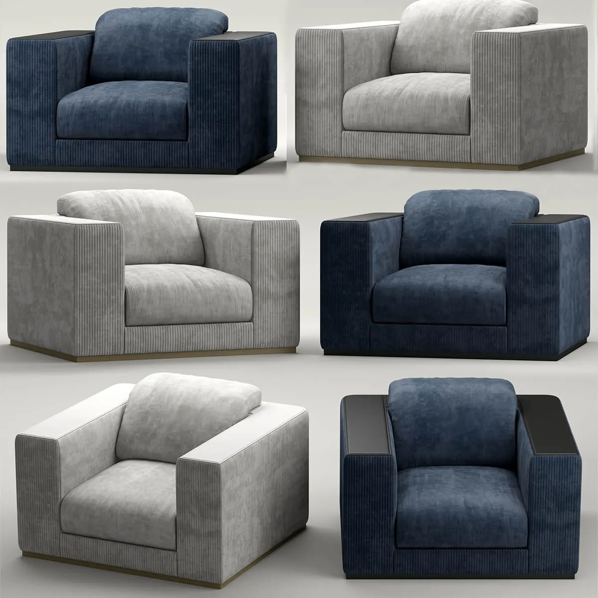 furniture – Armchair Rugiano Vogue 3ds Max