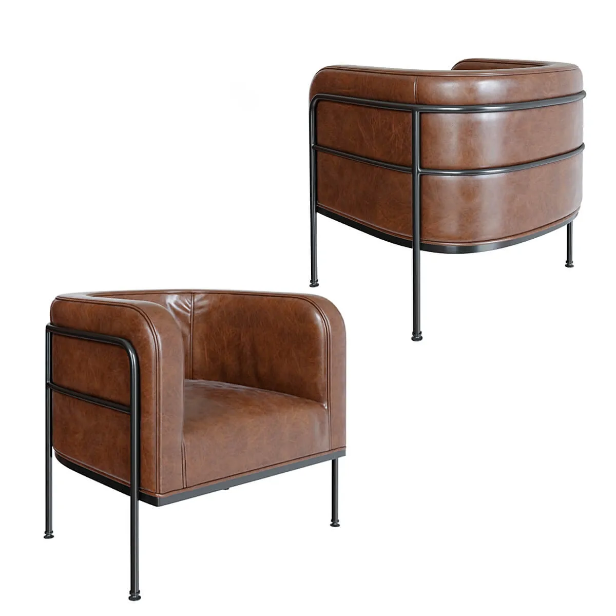 furniture – Armchair Sarreid Breda 3ds Max