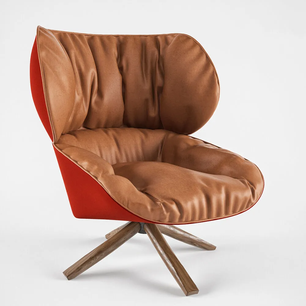 furniture – Armchair TABANO By B&B Italia 3ds Max
