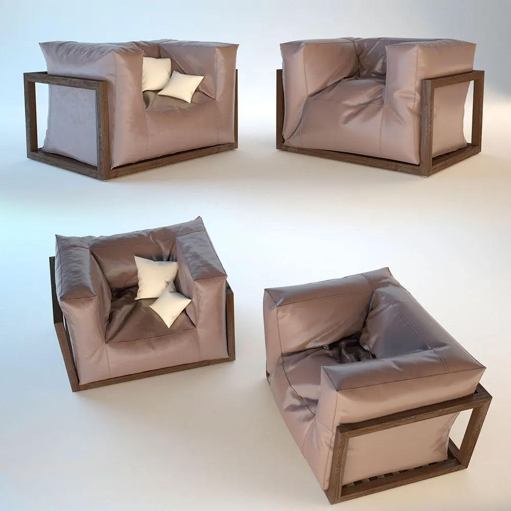 furniture – Armchair with a unique design 3ds Max