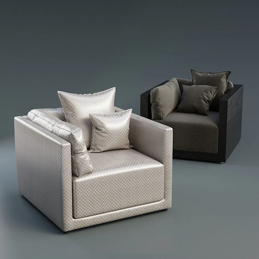furniture – Armchairs Armani Casa Sydney 3ds Max