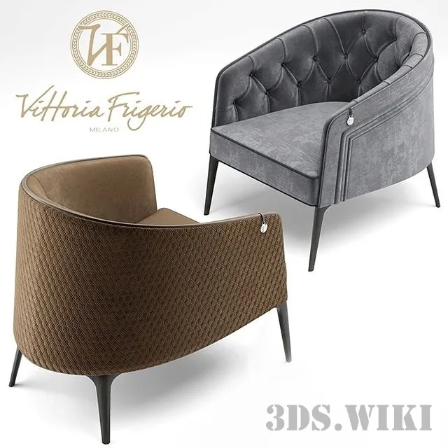 furniture – Armchairs Descrizione by Vittoria Frigerio 3ds Max