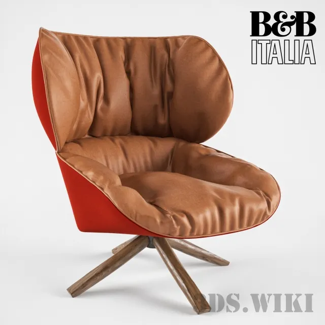 furniture – Armchairs Tabano – B&B Italia 3ds Max