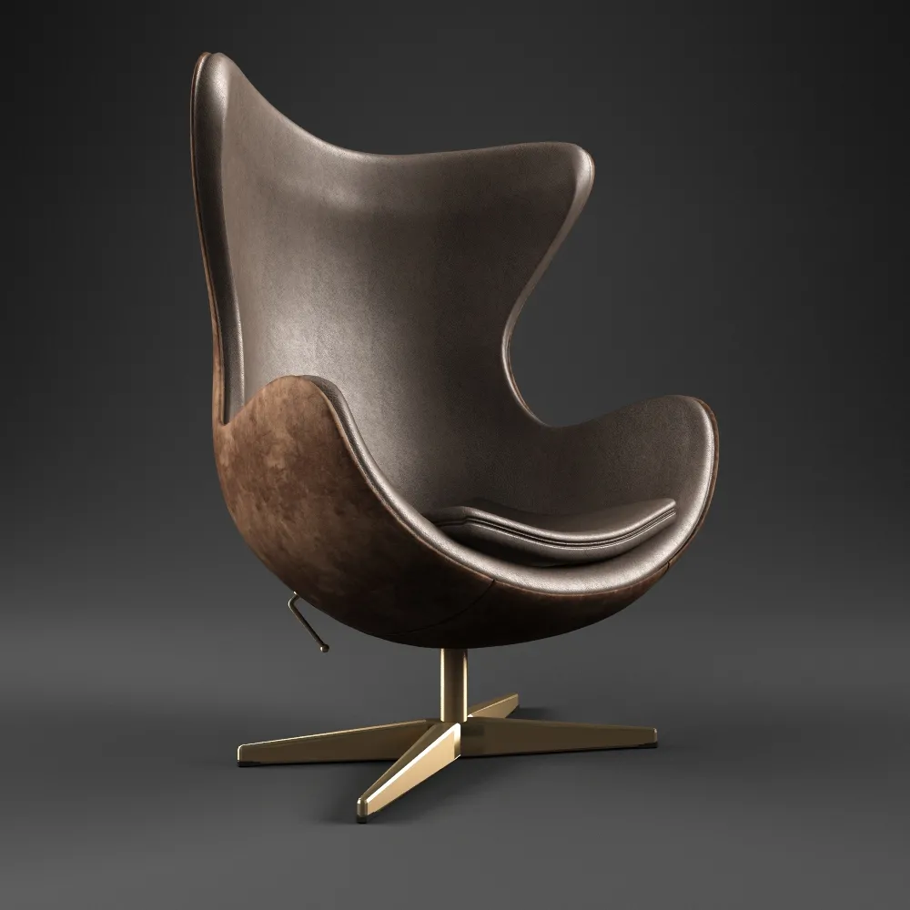 furniture – Arne Jacobsen armchair 09 3ds Max