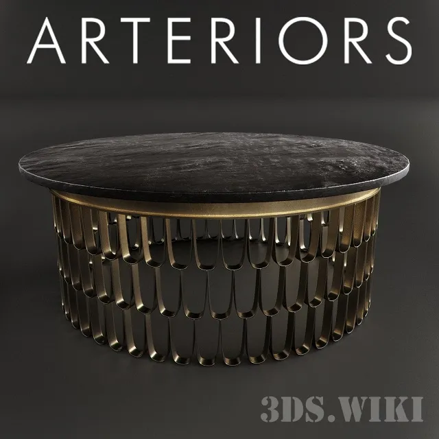 furniture – Arteriors Orleans cocktail table 3ds Max