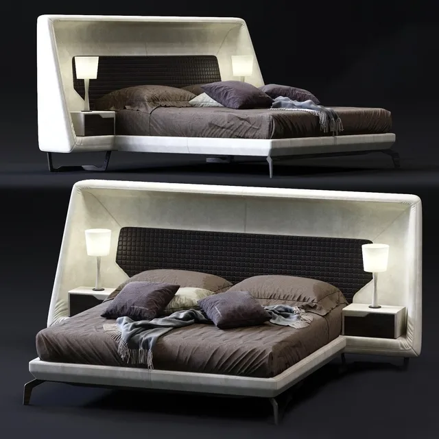 furniture – Aston Martin V146 Bed 3ds Max