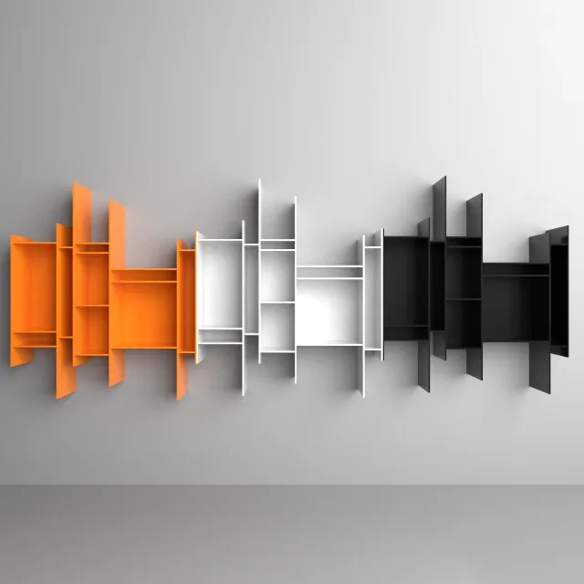 furniture – Asymmetric shelf Randomito 3ds Max