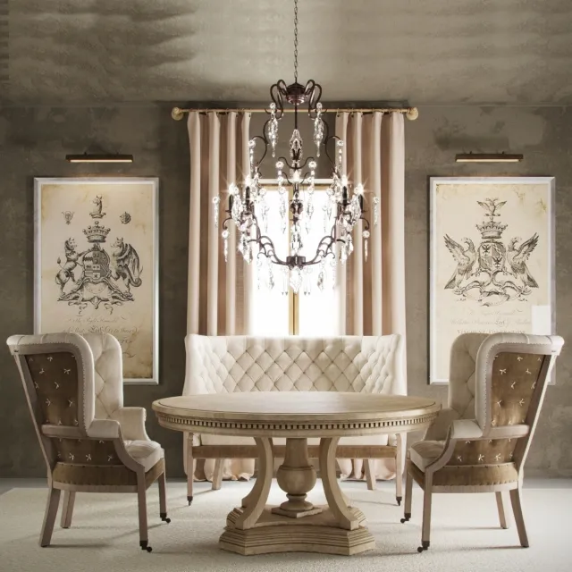 furniture – AVE Restoration Hardware English 19thc 3ds Max