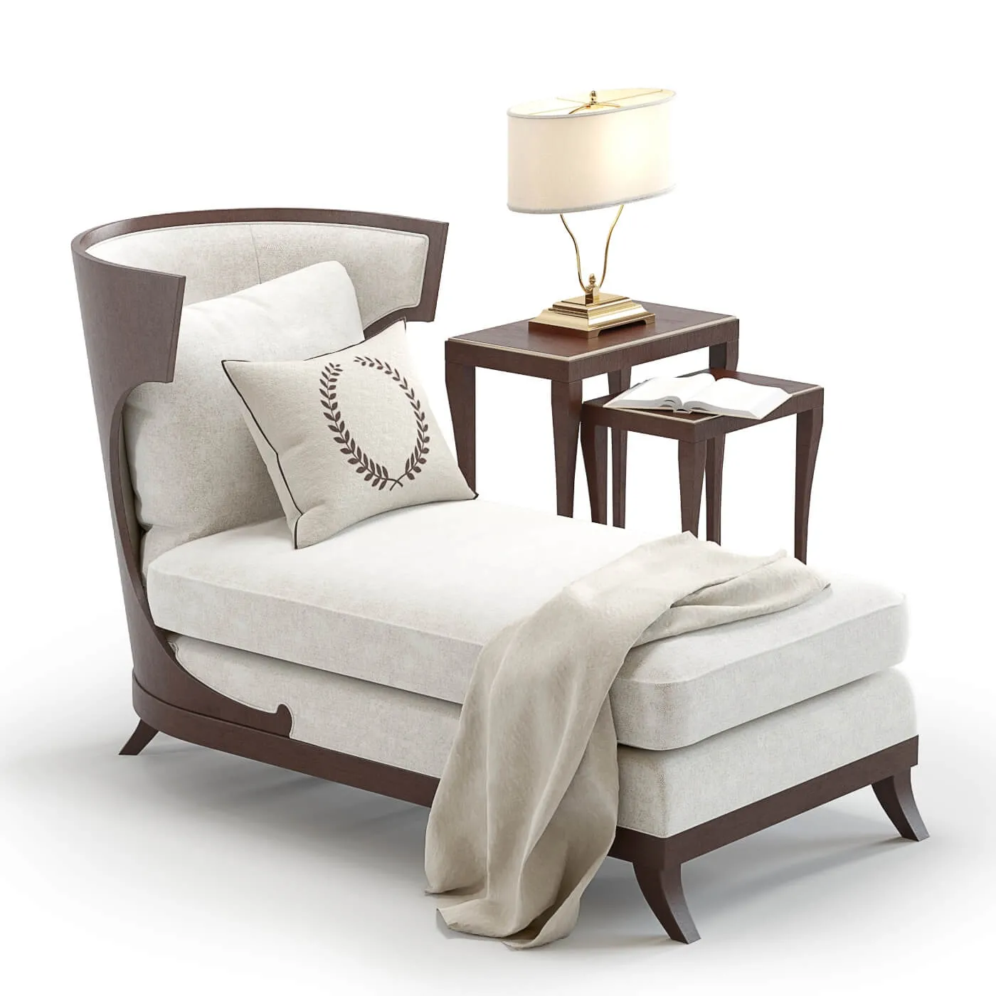 furniture – Baker Atrium chaise 3ds Max