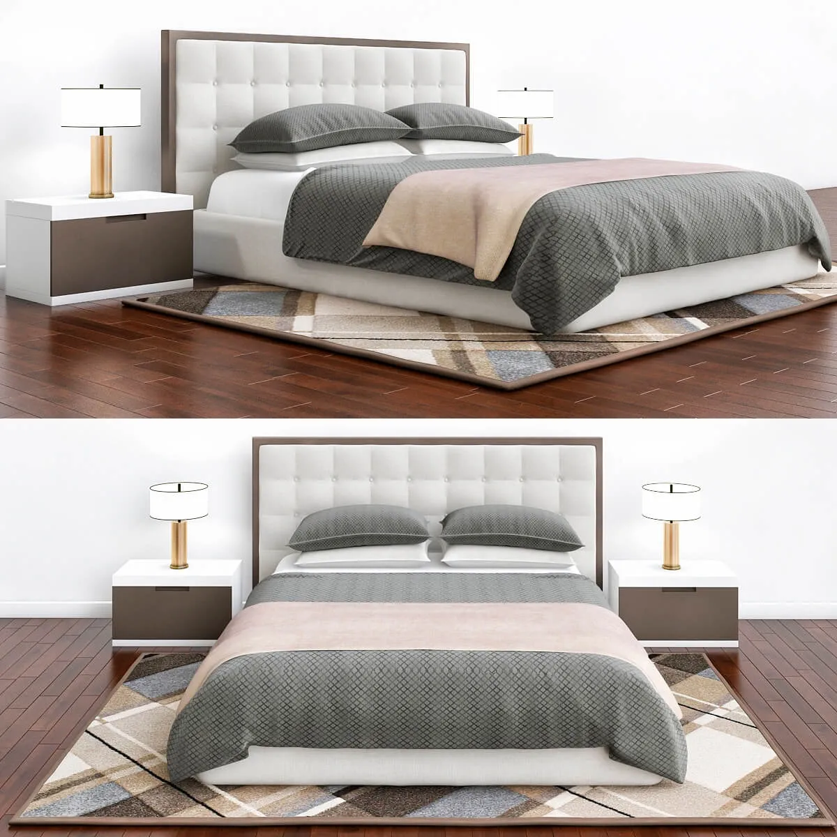 furniture – Baker bedroom 3ds Max
