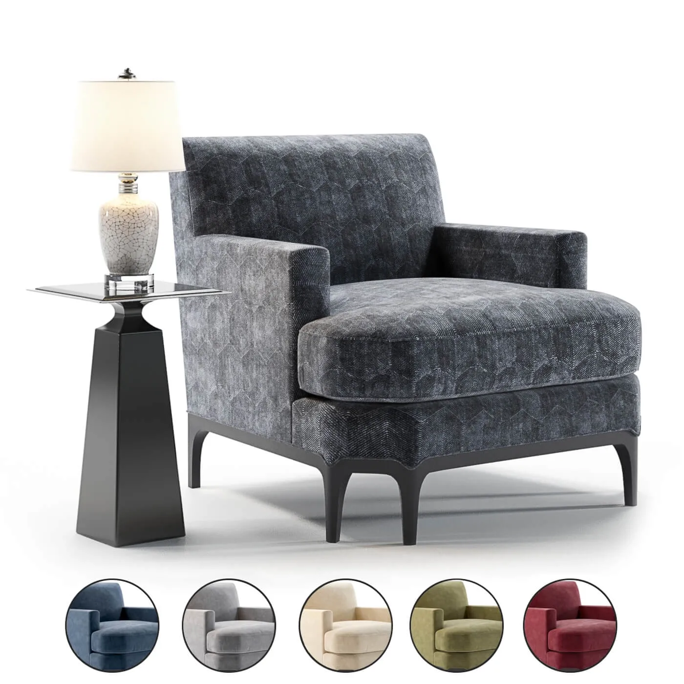 furniture – Baker Celestite Lounge armchair 01 3ds Max